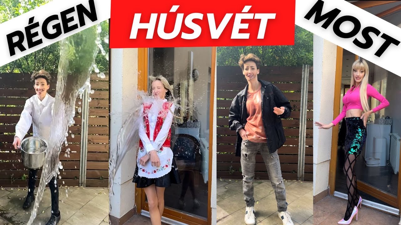 R&eacute;gen vs. Most H&Uacute;SV&Eacute;T 🐣 | #tiktok #fanniburjan #h&uacute;sv&eacute;t