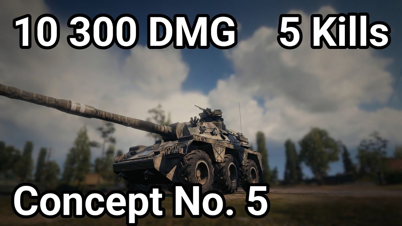 Concept No. 5: 10K Damage - The Ghost of Rocky Deserts | World of Tanks 2.2