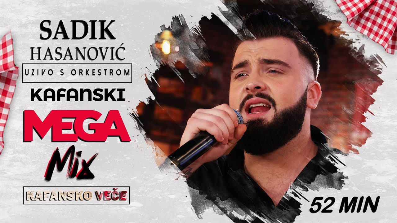 SADIK HASANOVIC - MEGA MIX 52 MIN | UZIVO (UZ ORKESTAR) | 2023 | KAFANSKO VECE