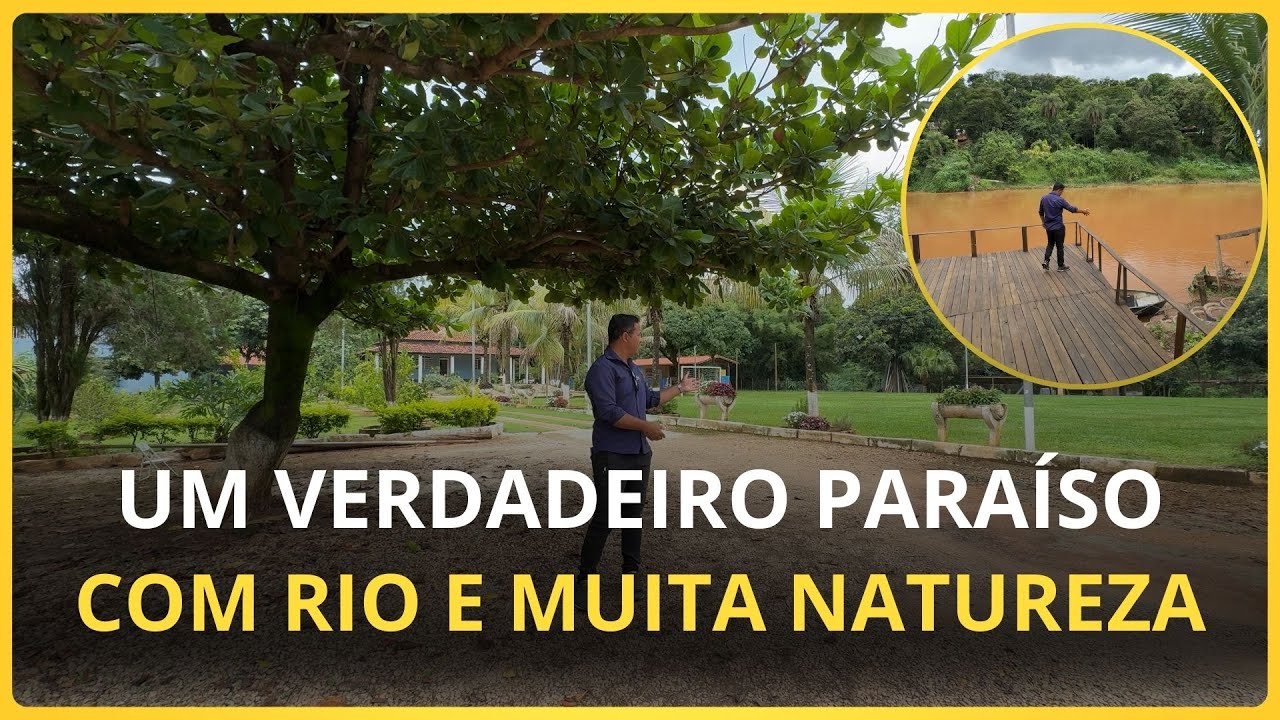 SÍTIO GIGANTE EM JUATUBA, COM 9 QUARTOS E ACESSO AO RIO!