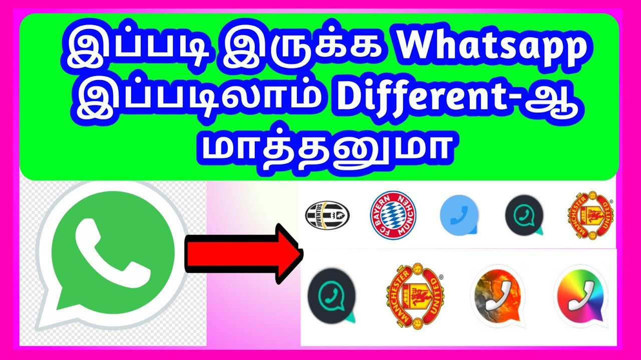 How to Change Whatsapp Icon Tamil | fm Whatsapp icon change details in Tamil | Fm Whatsapp review