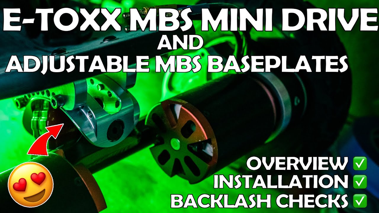 E-Toxx 5:1 Mini MBS Drive + Adjustable Baseplates Installation