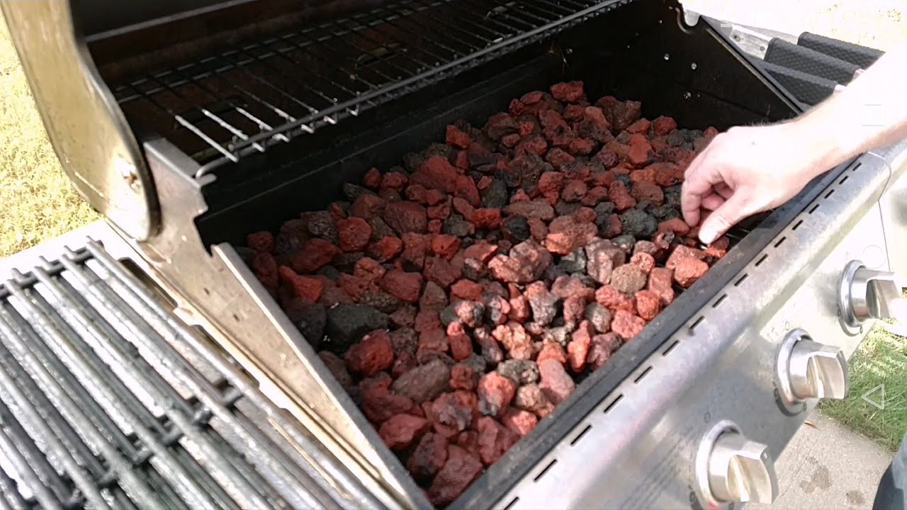 Настройка газового гриля Nexgrill для использования лавовых камней