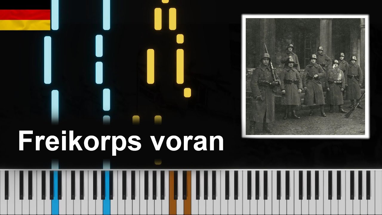 Freikorps voran - Piano turorial