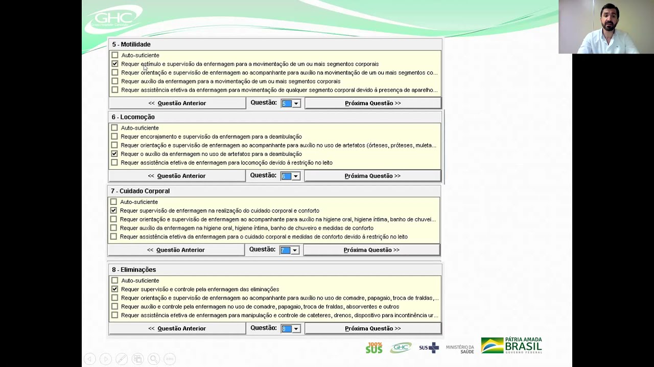 Instrumento de Classificação de Complexidade do Cuidado de Pacientes no HCR