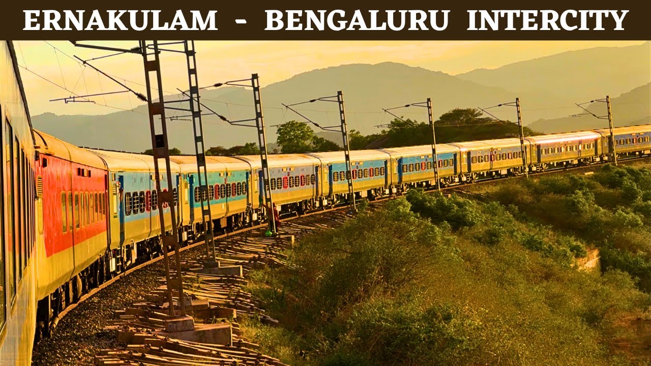Ernakulam to Bengaluru Intercity Express (12678) | Full Journey in Monsoon