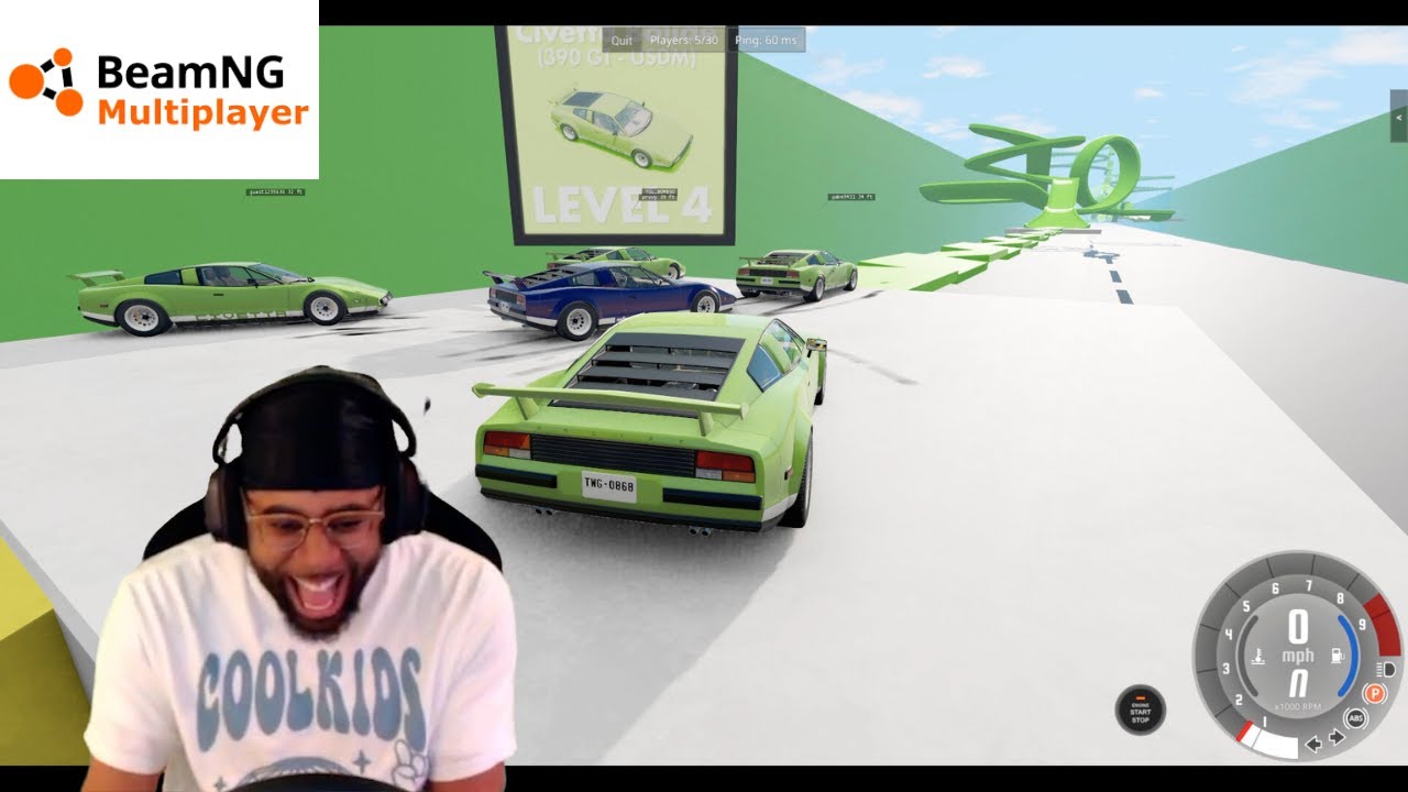 LEVEL 4 WAS SOME BS!!!! | BeamNG.Drive Obstacle Course Pt. 4