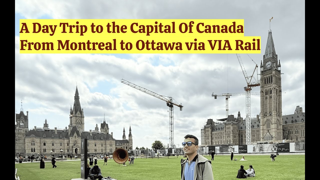 Beautiful Train Journey from Montr&eacute;al to Ottawa | VIA Rail Day Trip Guide