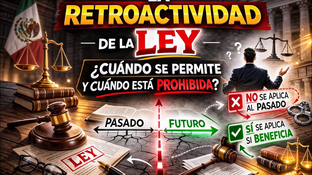 La retroactividad de la ley en México: concepto, reglas y excepciones 