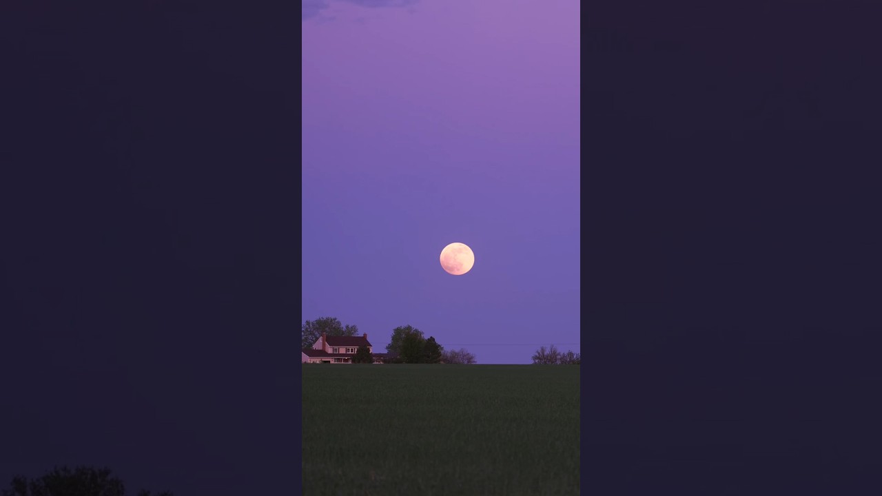 The Lunar Eclipse Like You&rsquo;ve Never Seen It Before 🌕 #lunareclipse