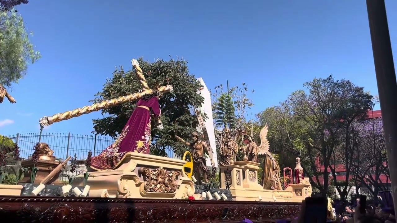 Paso parque Concordia Jesús Nazareno de la Justicia💜