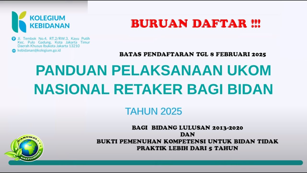 UJI KOMPETENSI KEBIDANAN TAHUN 2025