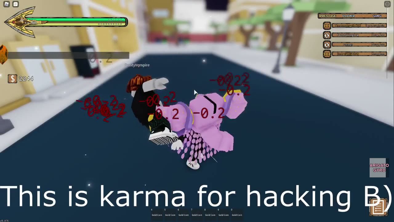 Killing a exploiter [YBA]