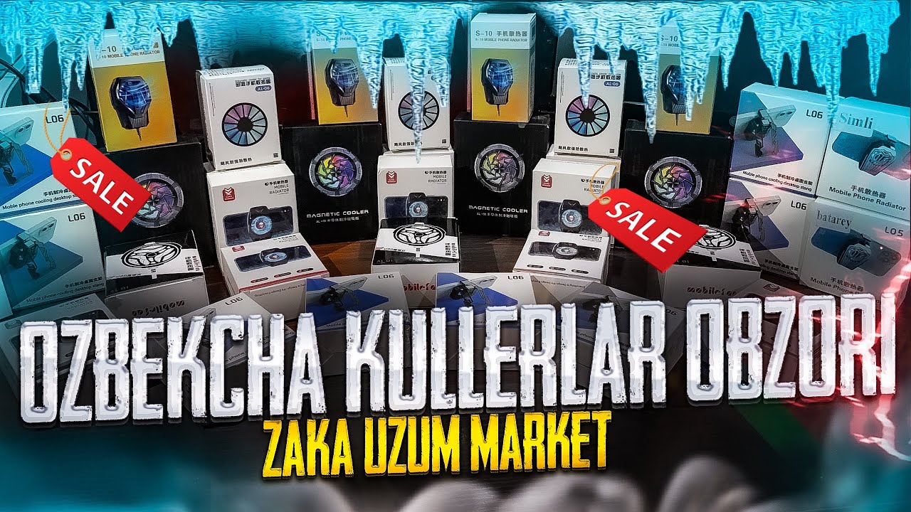 O’ZBEKCHA KULERLAR OBZORI 🔥 (PUBG COOLER)🥶😰MODELLAR : AL01, AL11, AL06, S10, L05, L06, X13 ✅