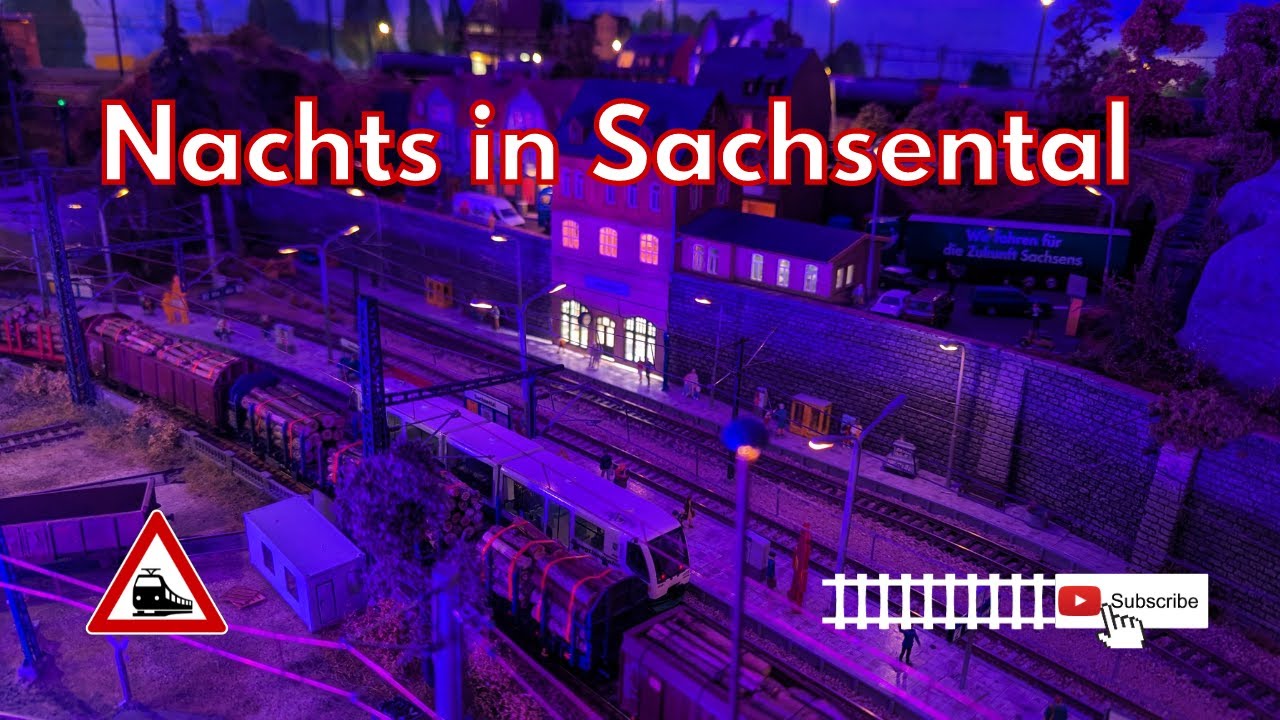 Es werde Nacht in Sachsental // Modellbahn Spur TT