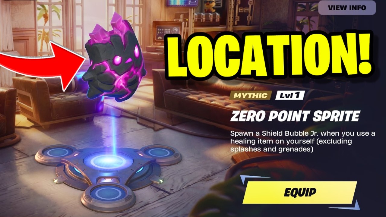 Где найти ZERO POINT SPRITE в Fortnite! (Как разблокировать Zero Point Sprite)