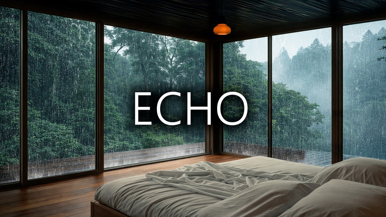 Calm Piano Rain Ambience | Soft piano and gentle rain sounds for relaxation | Deep Sleep