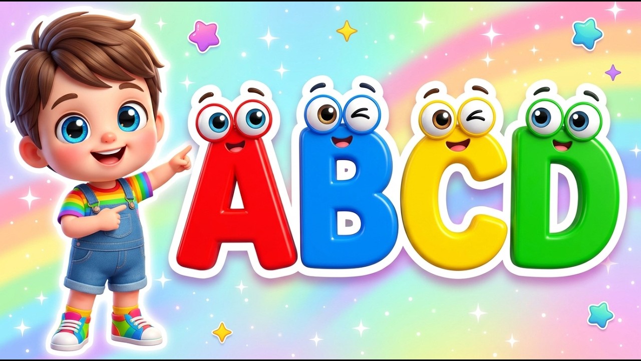 ABC Song for Children | 3D Baby Learning Animation A to Z