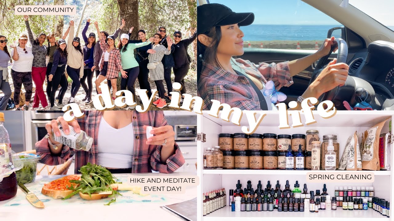 Hiking & Meditation in Malibu + My Study & Self-Care Routine &  Decluttering My Herbal Cabinet 📚💖🌿✨
