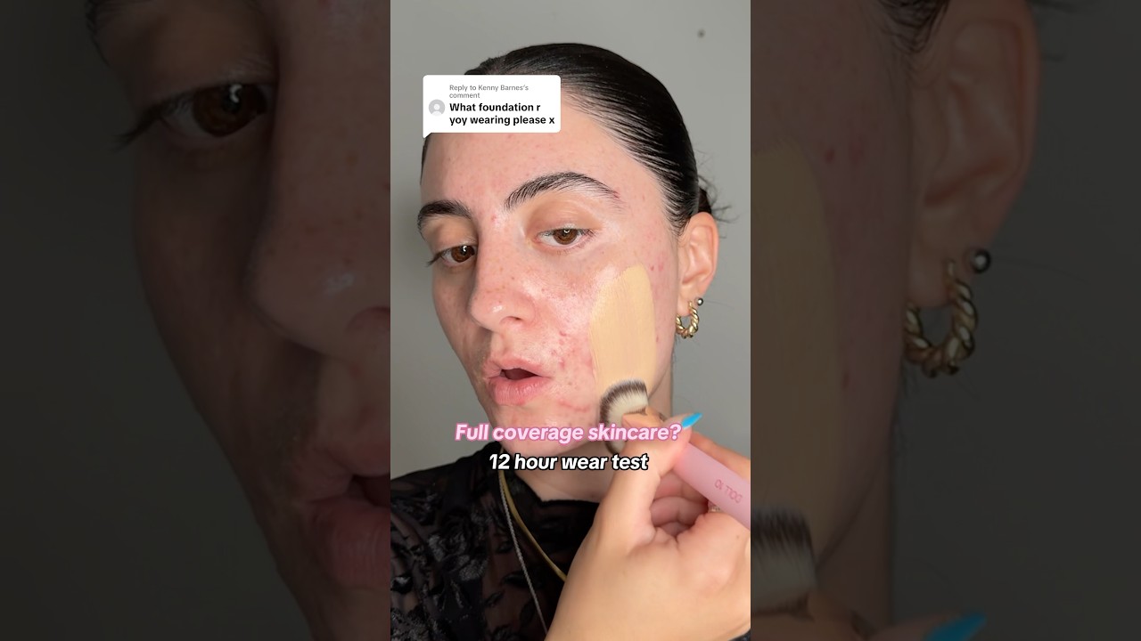 This Covers EVERYTHING Skincare Foundation Wear Test on Acne Textured Skin | Doll 10 Beauty Review💗