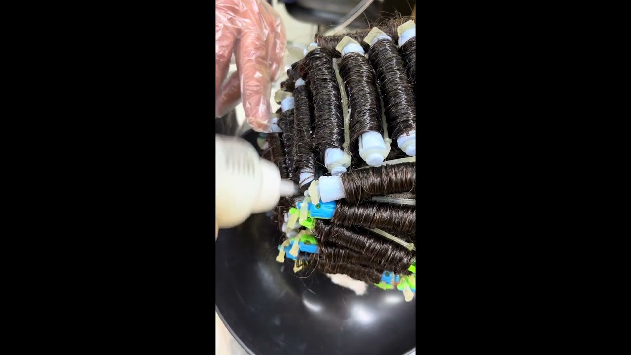 Perma Nasıl Yapılır? Erkek perma Hair Perm Technique  Professional Perming Hair  (men & woman perm)
