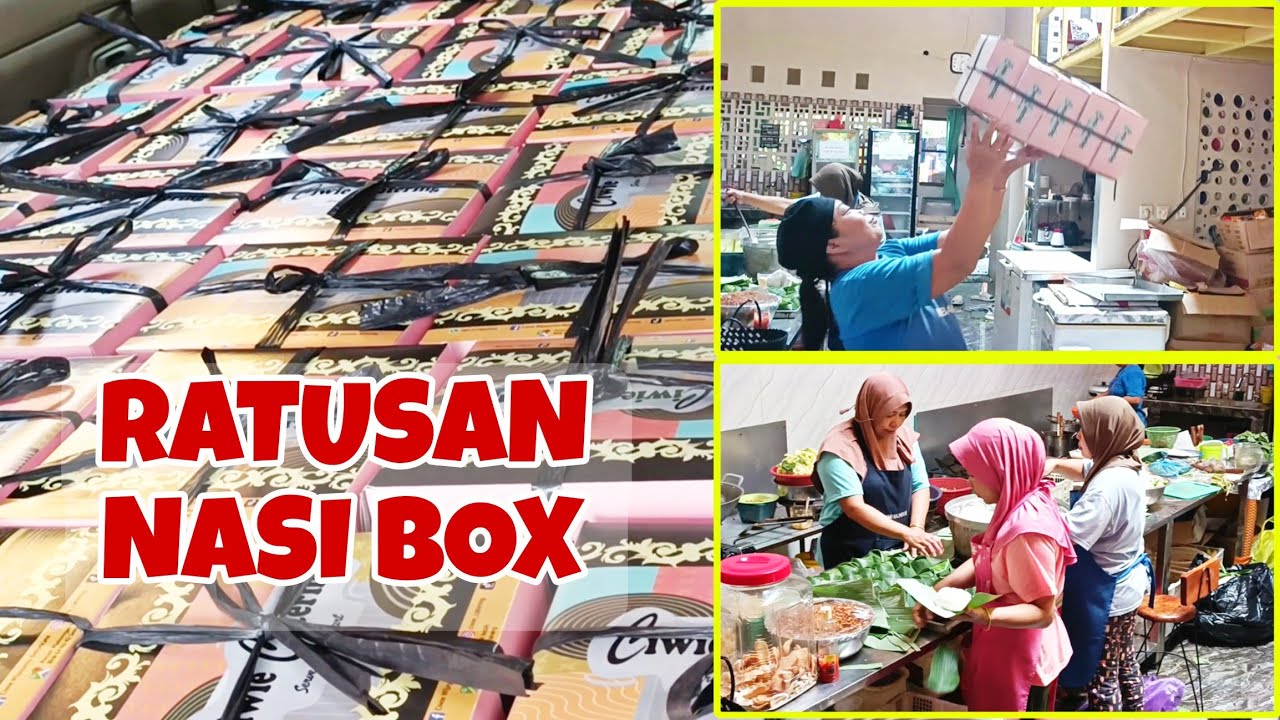400 NASI BOX PESANAN DINSOS KOTA SEMARANG ‼️ BEGINI PROSES PRODUKSINYA