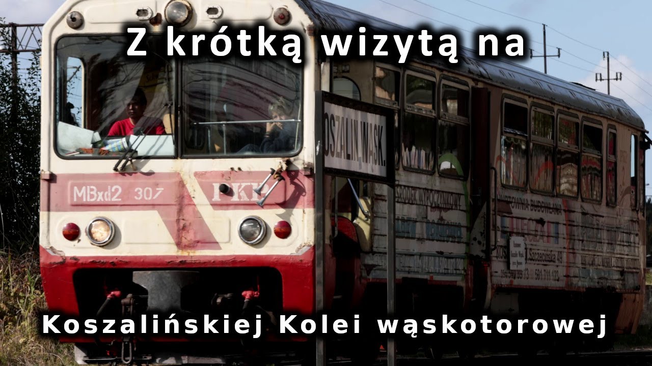 Z krótką wizytą na Koszalińskiej Kolei Wąskotorowej