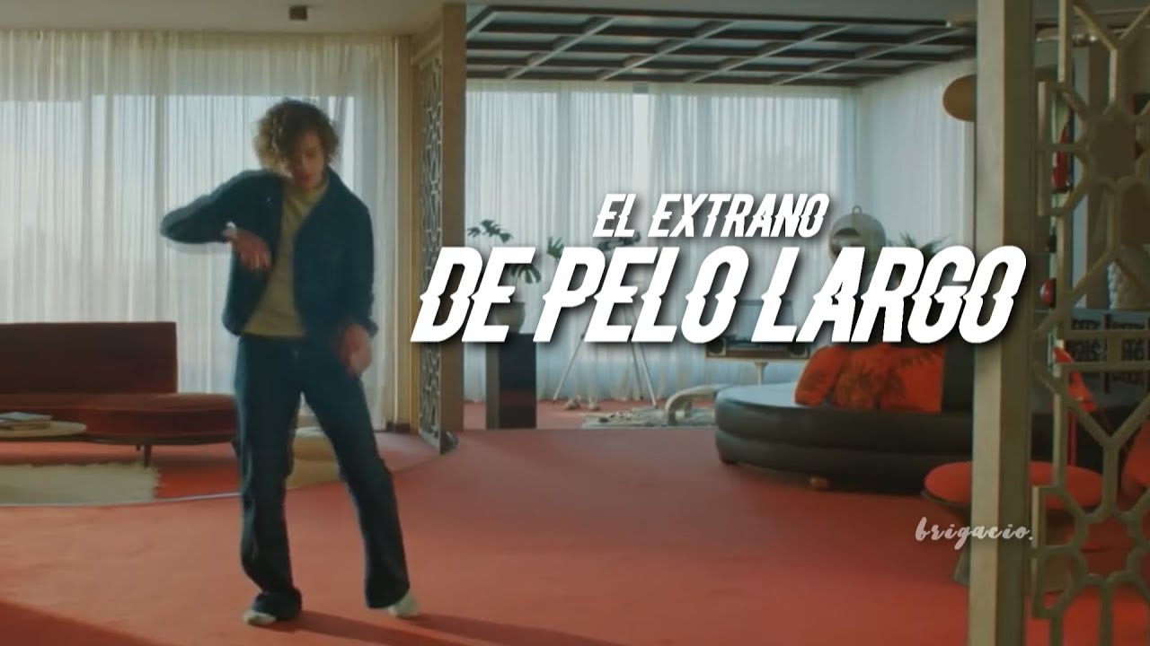 &eacute;l angel; el extra&ntilde;o de pelo largo - letra