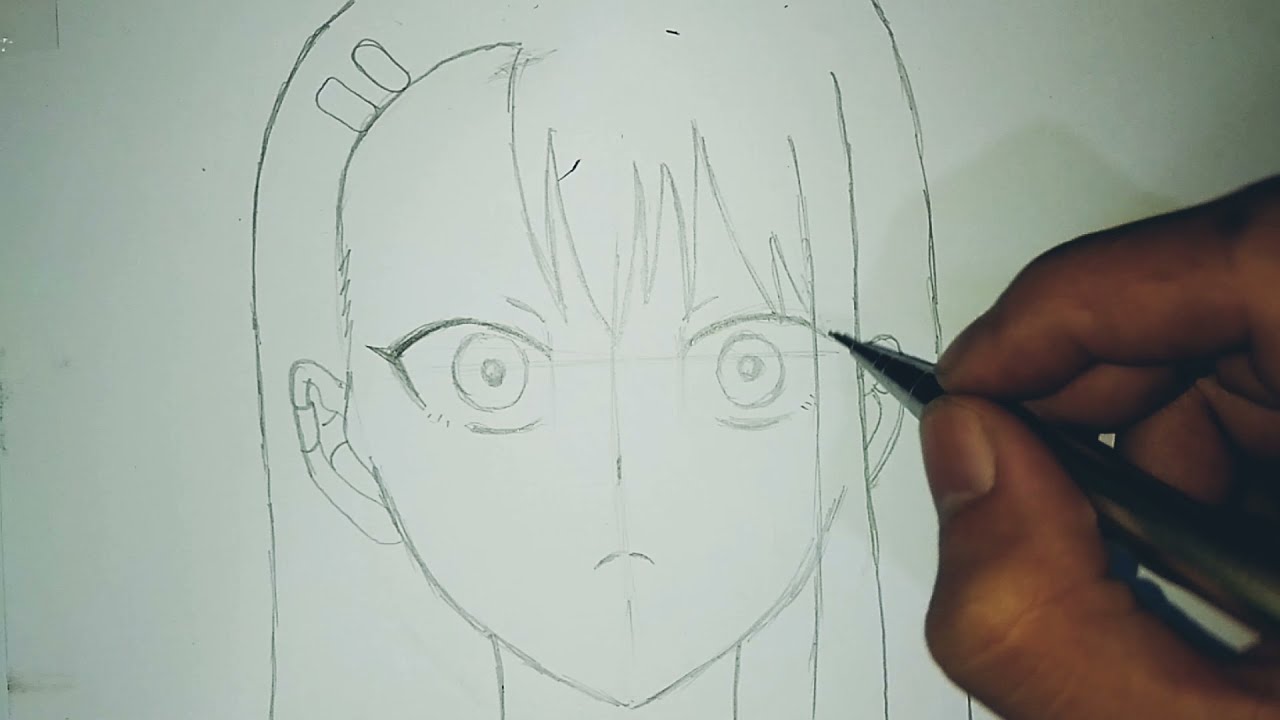 Easy Drawing|How to draw Nagatoro From Don't Toy With Me, Miss Nagatoro steb by step for beginners