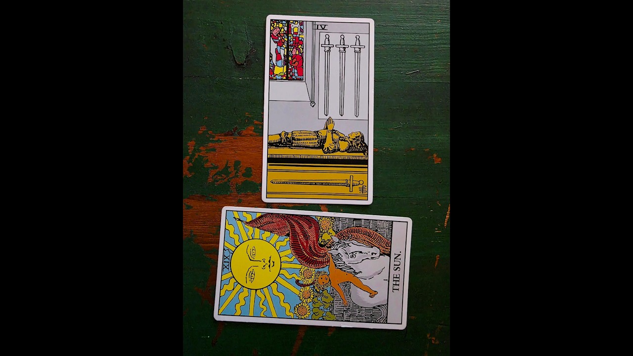 Tarot Combo: Four of Swords / The Sun