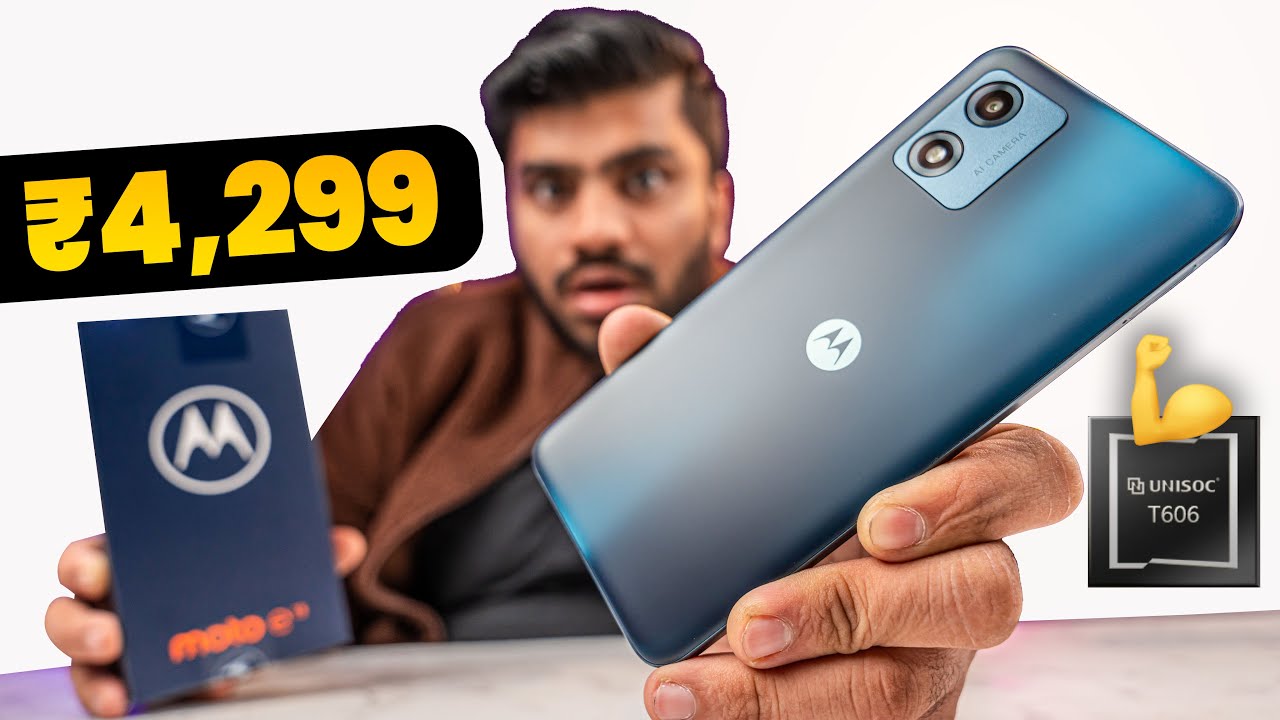 Moto E13 Unboxing - FASTEST Phone 🔥 with UNISOC T606 | 4/64GB 😍 | 5000mAh🔋 | 13MP 📷 | Hatke Stylish