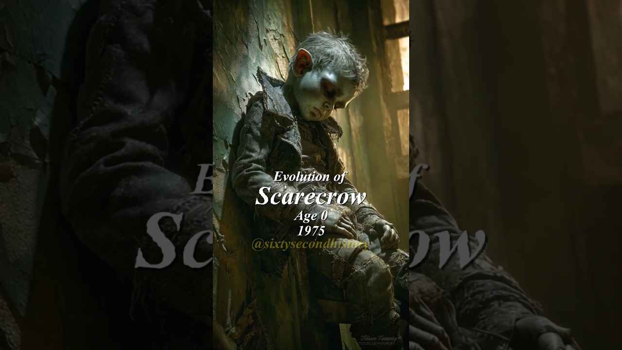 Evolution of Scarecrow #evolution #batman #scarecrow #spookyseason #halloween2025 #villian