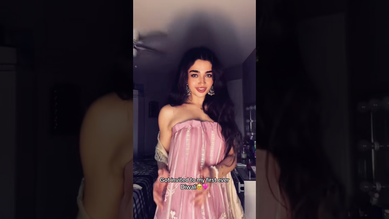 DIWALI TRANSITION🥹🩷🌸 #DIWALI #dress
