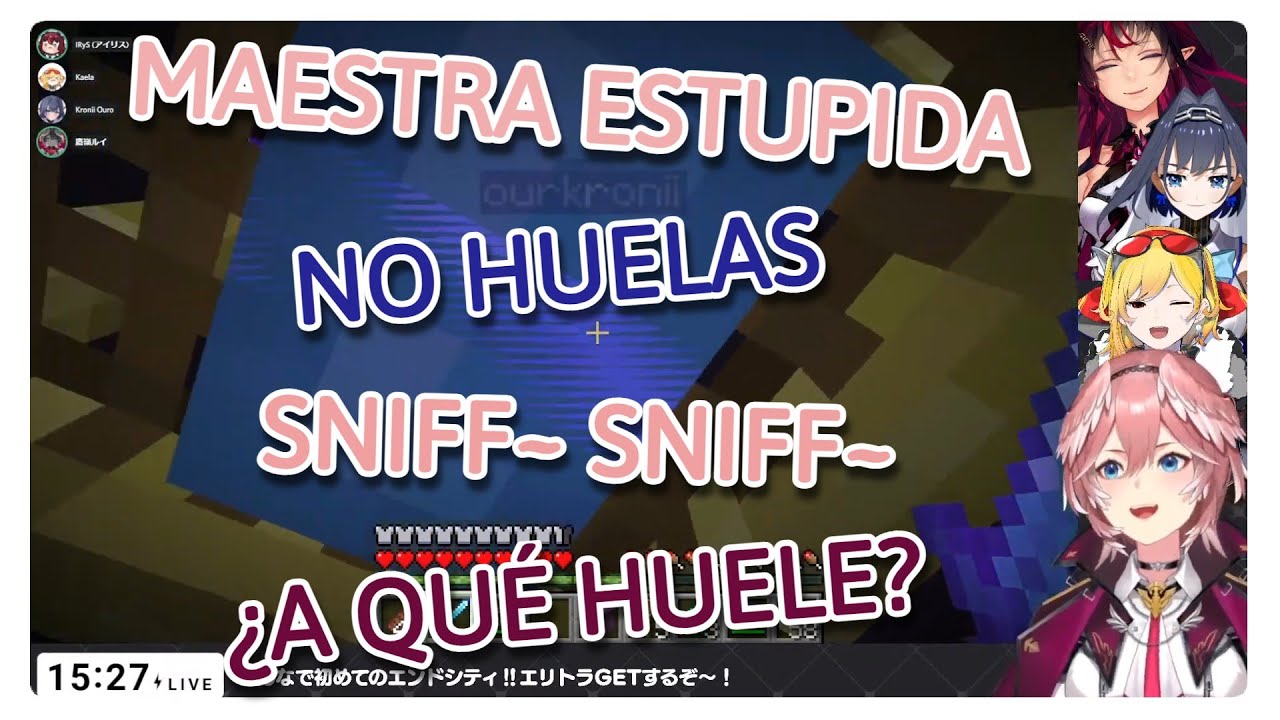 Lui le  huele las patas a Kronii y IRyS es una maestra estúpida [HololiveEN][Sub Español]