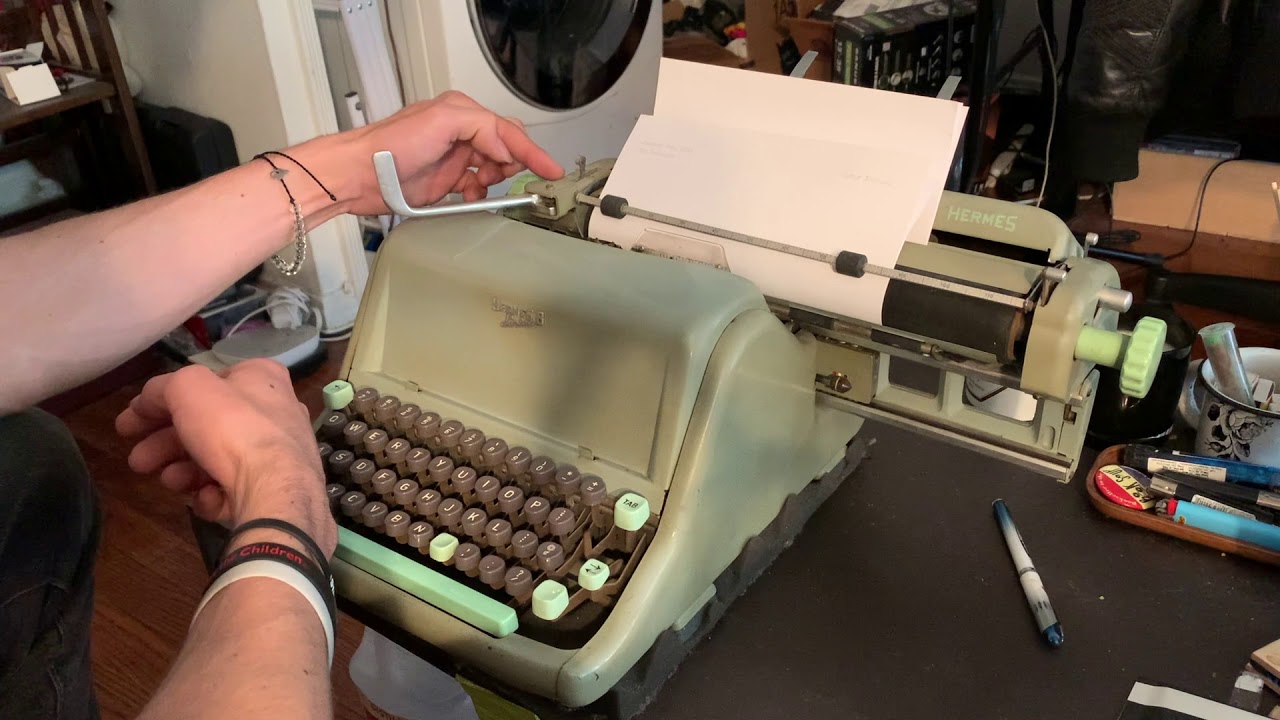 Hermes Standard 8 Typewriter Tutorial