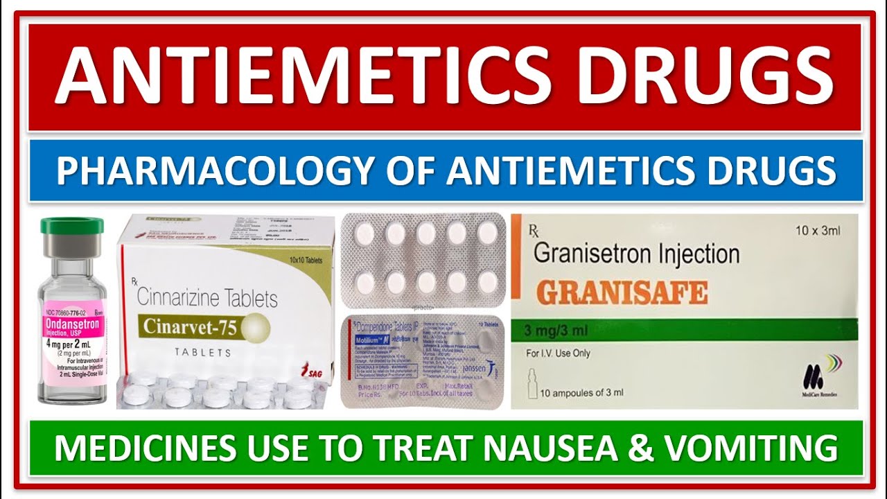 ANTIEMETICS DRUGS, PHARMACOLOGICAL CLASSIFICATION, MEDICINES USE FOR TREATMENT OF EMESIS OR VOMITING