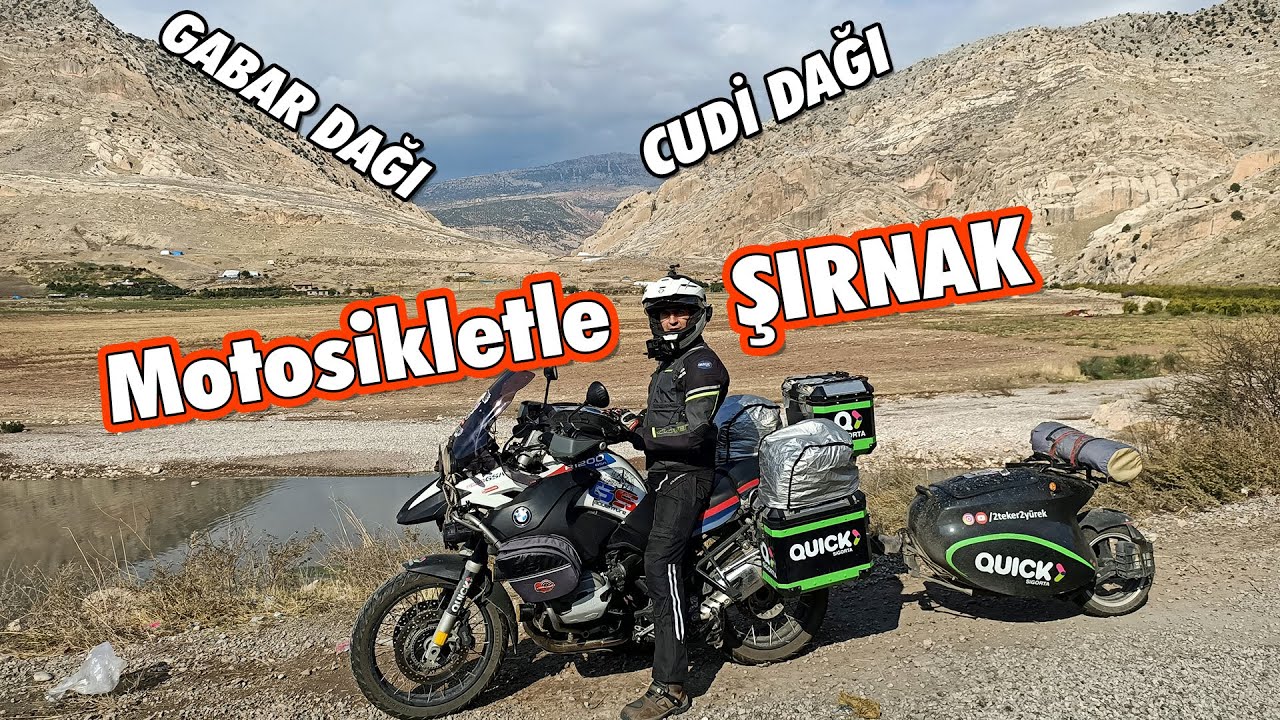 Motosiklet ile Şırnak | Cudi ile Gabar'ın İçinden Geçtik | 2Teker 2Yürek
