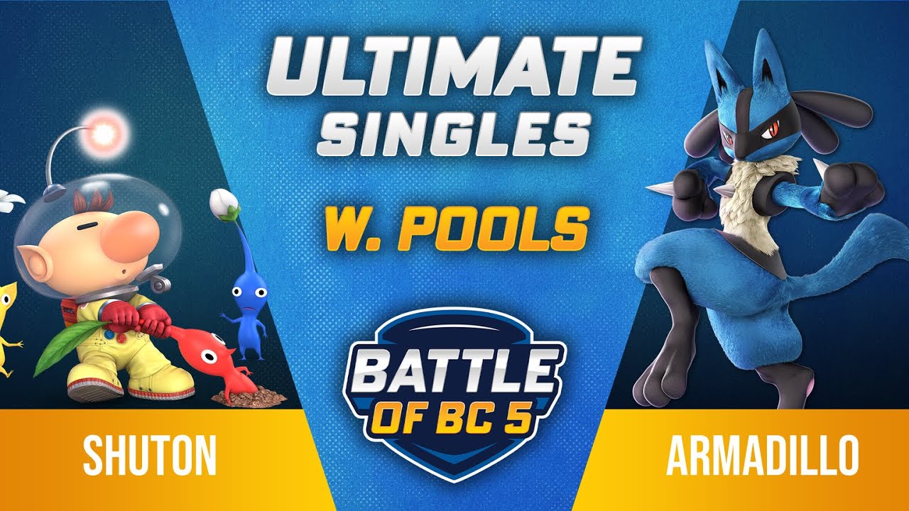 Shuton (Olimar) vs Armadillo (Lucario) - Ultimate Singles Winners Top 32 - Battle of BC 5