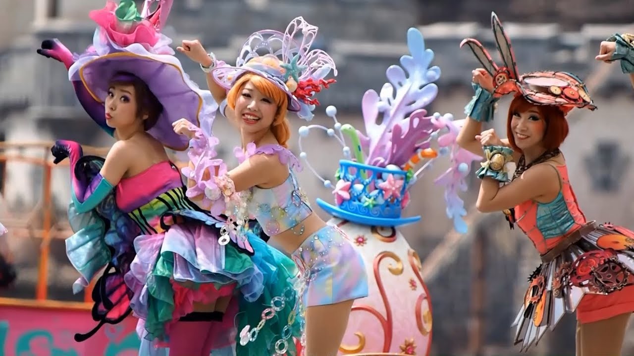 【TDS】ファッショナブル・イースター　ダンサーさんメイン　ミッキー広場【20180412】