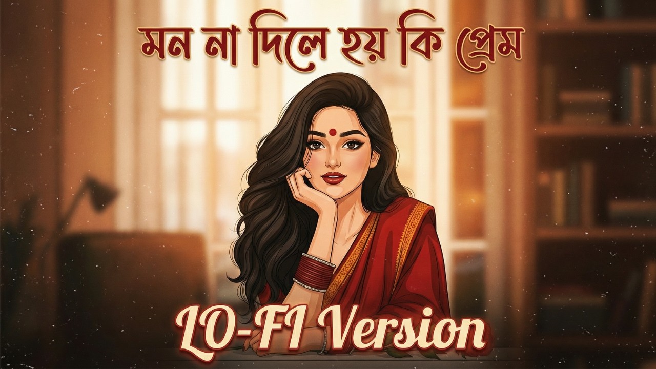 মন না দিলে হয় কি প্রেম (Lo-Fi Version) | Bangla Romantic Lofi Song 2026 | Chill Love Remix