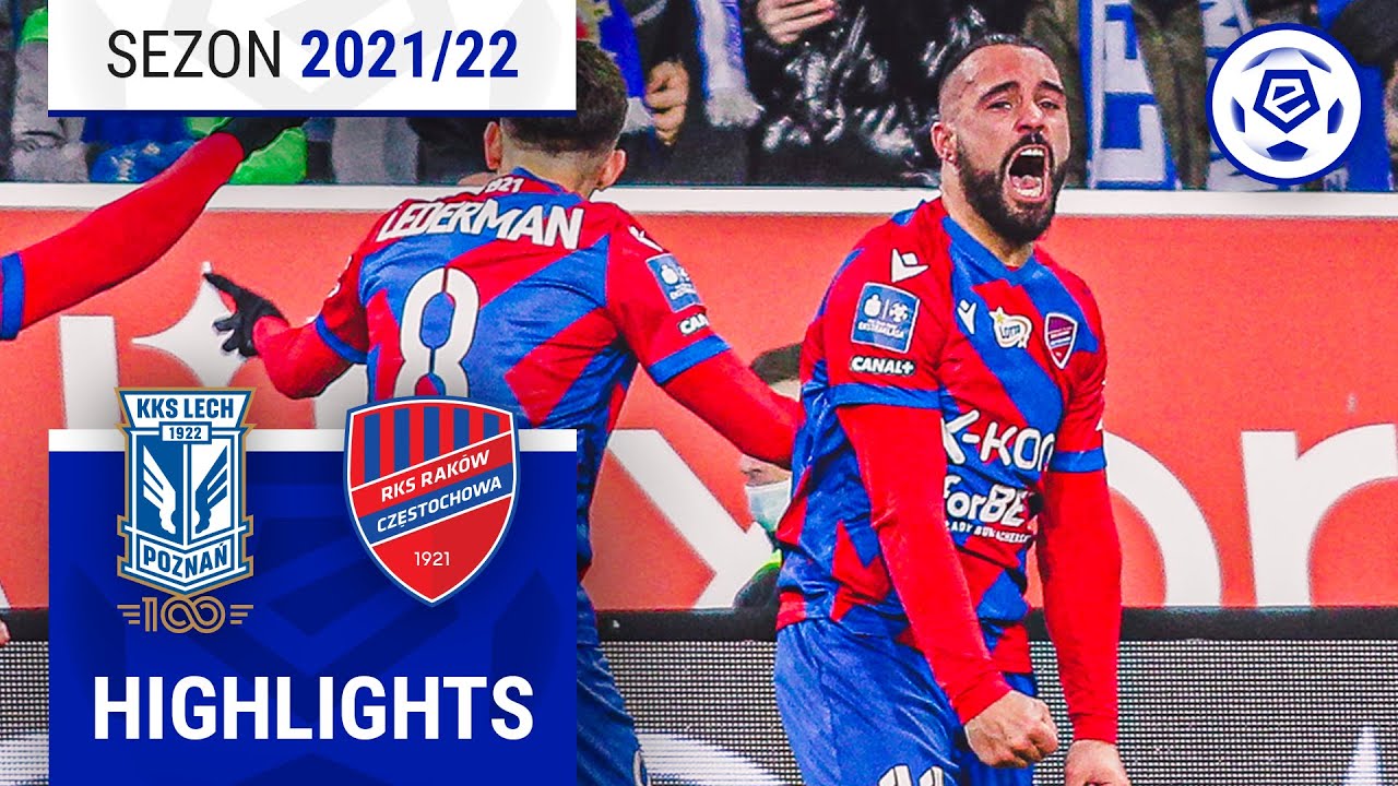 Lech Poznań - Raków Częstochowa 0:1 | SKRÓT | Ekstraklasa 2021/22 | 24. Kolejka