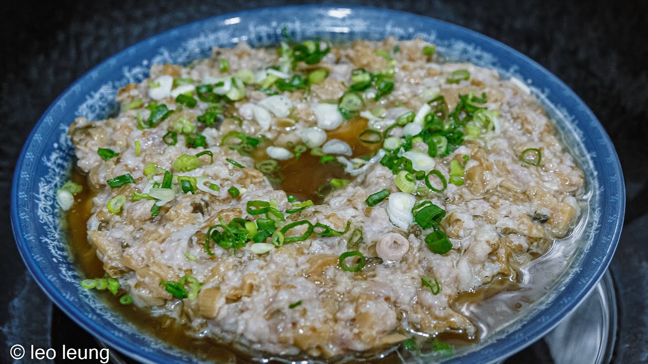 溫故知新｜多國語言CC字幕｜梅菜蒸肉餅｜Steamed Mince Pork with Plum Vegetables｜豚ミンチの梅肉蒸し｜หมูสับผัดผักบ๊วย