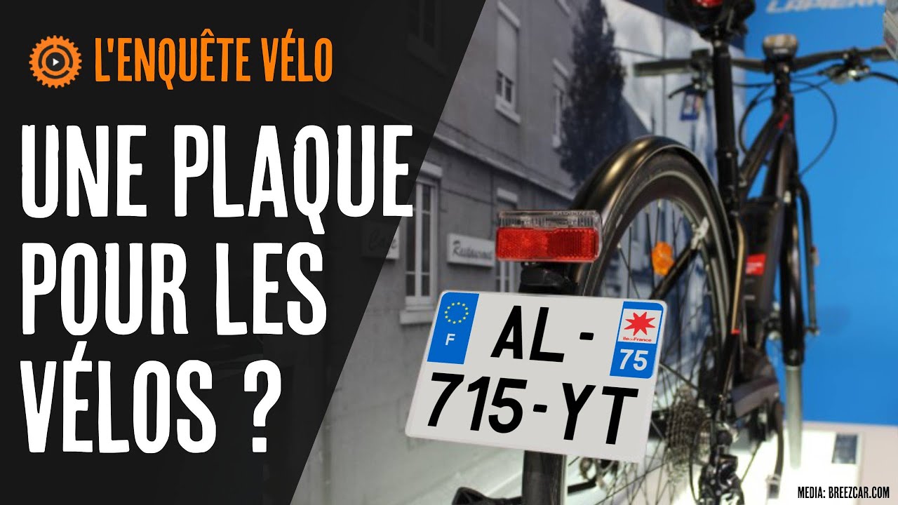 Une plaque d'immatriculation pour les vélos électriques et les trottinettes ?