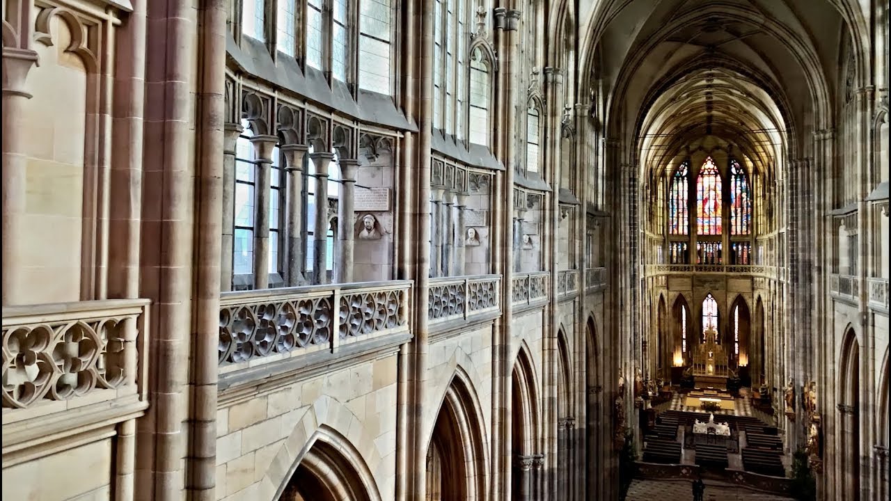 Triforium katedrály sv. Víta na Pražském hradě