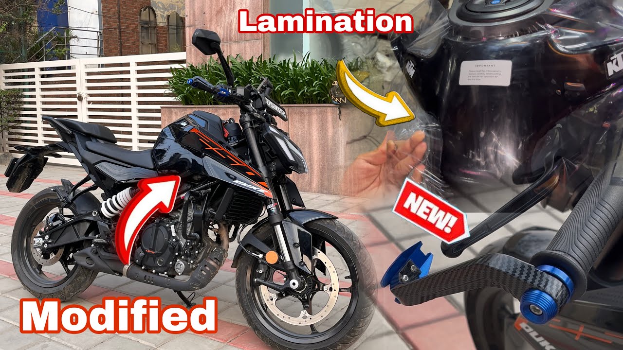 Modification 😱KTM Duke 250 Gen 3 🔥 Bike Lamination | Snart Bike @Bhubanz900