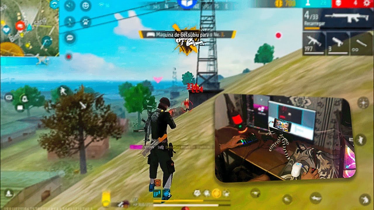 MOBILADOR DOUTRINANDO NA SOLO VS SQUAD FREE FIRE - MOBILADOR