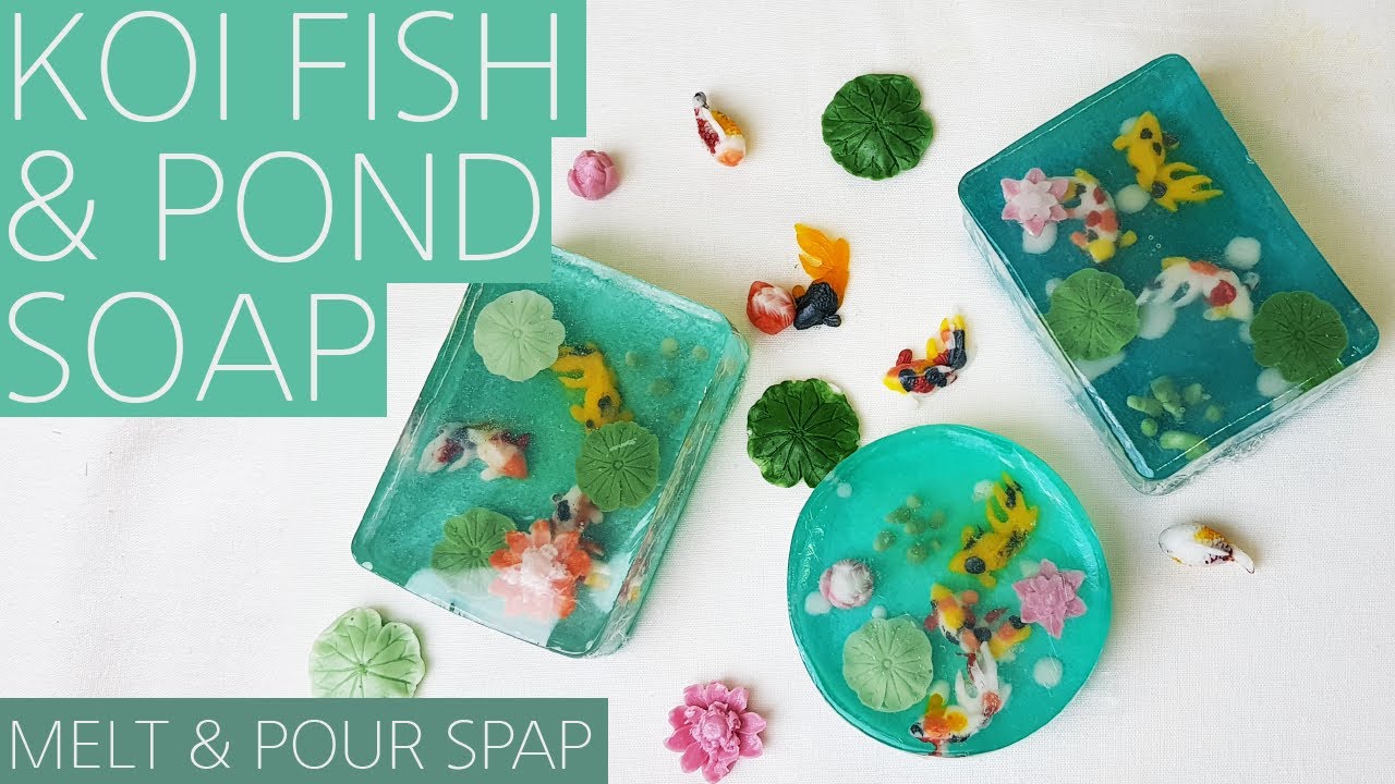 Koi Fish & Pond Soap 비단잉어 & 연못 비누 - Marcel's Soaps