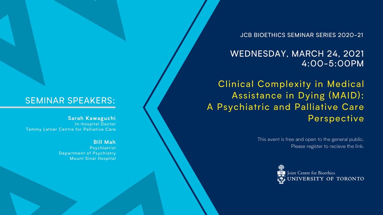 Clinical Complexity in Medical Assistance in Dying: A Psychiatric and Palliative Care Perspective