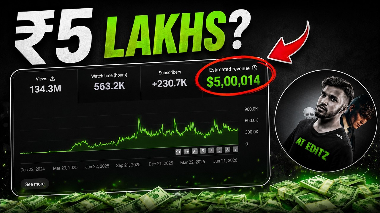How much YouTube Paid me for 134 MILLION views? My Lifetime Earning Revealed