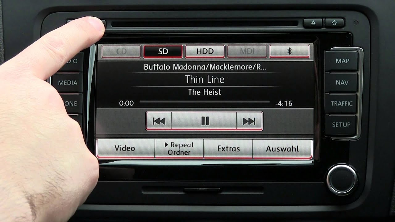 Erstkontakt VW RNS 510 - Media mit DVD, MP3 und Bluetooth A2DP